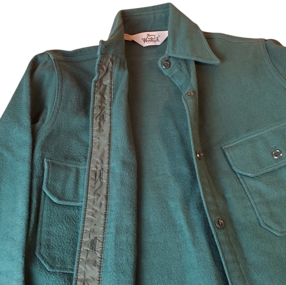 Vntg Woolrich Women's Button Down Chamois Shirt/Shacket. MED. #0193 - Picture 6 of 10